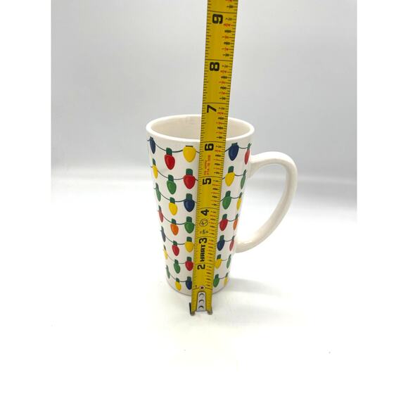 SCM Home Christmas String of Lights 6" Tall Coffee Mug - Picture 4 of 5